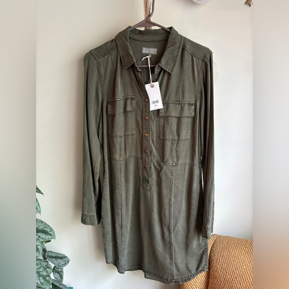 Lucky Button Up Dress